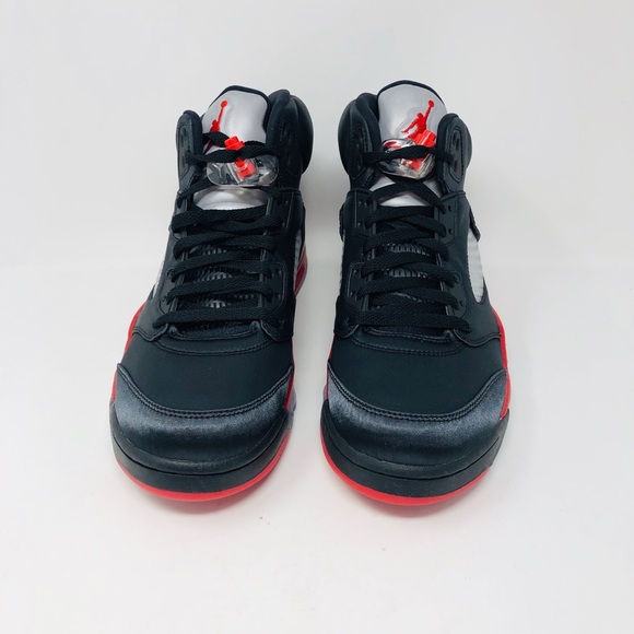 Jordan 5 Retro Satin Black - Picture 2 of 7